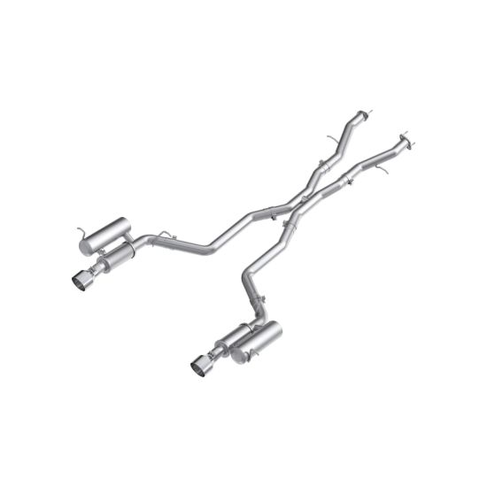 Aluminized Steel 3in Cat -Back  Dual Split Rear
