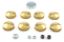 Brass Freeze Plug Kit Pontiac V8
