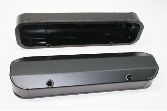 Alum Fab Valve Cover Pont 301-455 Black