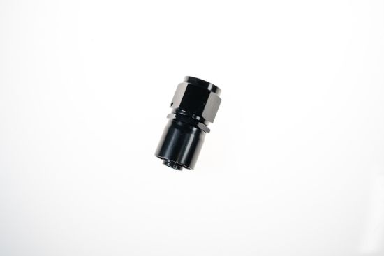 10AN Straight Crimp Hose End Black