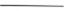 Champ Kart Gas Pedal Rod 16-1/2in Blk