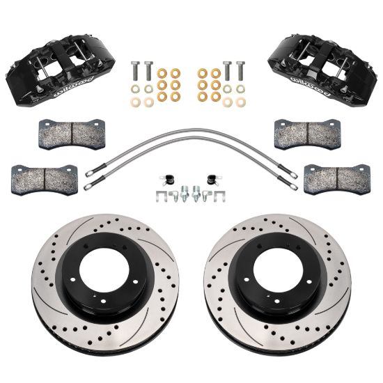 Front Brake Kit 07-15 Tundra Aero6 DM Drilled