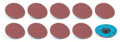Twist Lock Sanding Disc 3in 36 Grit 10pk