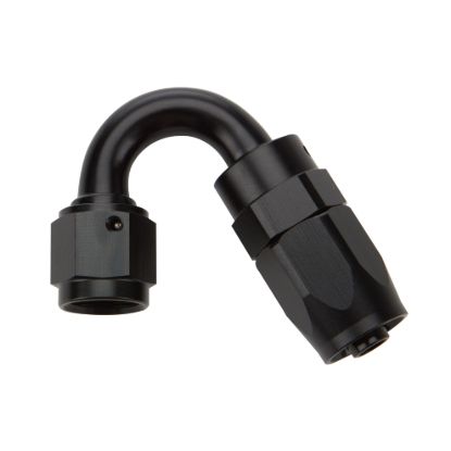 Reusable Hose End Black 150 Deg Elbow -16