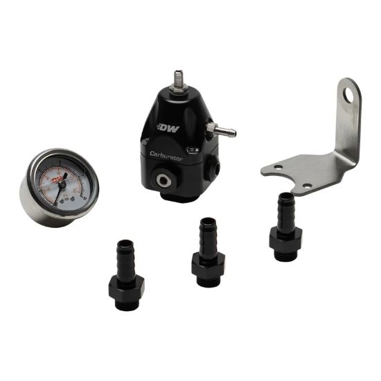 DWR550C Fuel Regulator w/Gauge 3/8 Barb Fitting