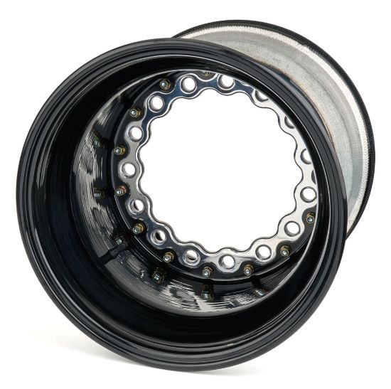Wheel Wide 5 15x14 5in BS Forged Inner B/L Blk