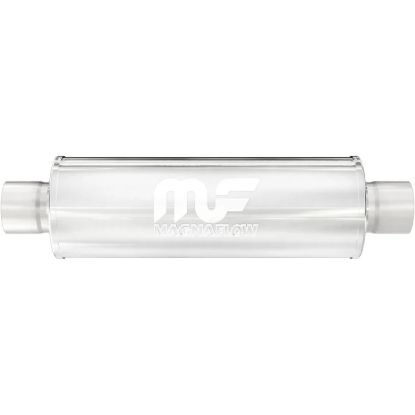 Stainless Bullet Muffler 2.25in In/Out