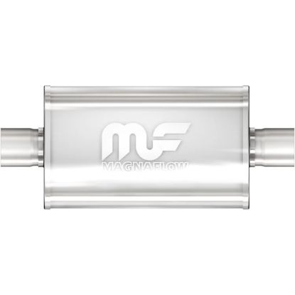 Stainless Muffler 2.5in Center In / Out