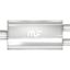 Stainless Muffler 3in Inlet/2.5in Dual Outlet