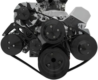 SBC Ultra Serpentine Conversion Kit Black