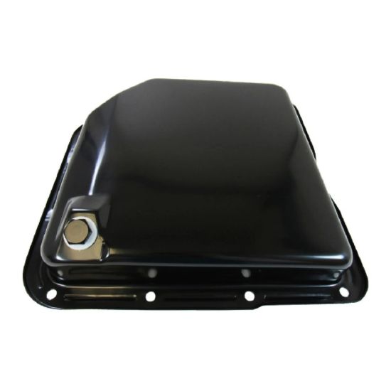 TH350 Trans Pan Black Steel