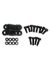 Seat Hardware Black Zinc