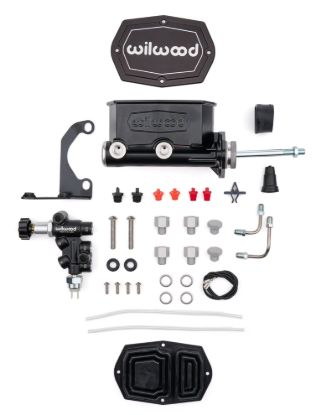 Tandem M/C Kit W/Prop Valve 7/8IN Black