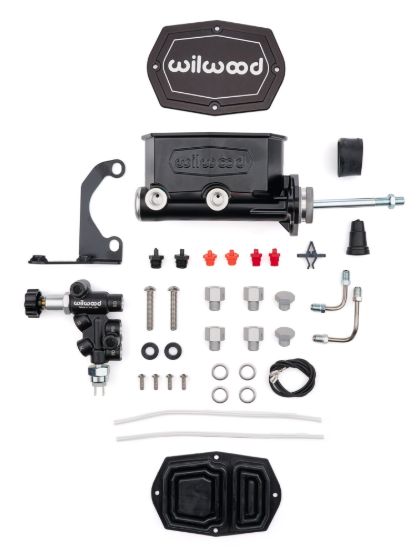 Tandem M/C Kit W/Prop Valve 7/8IN Black