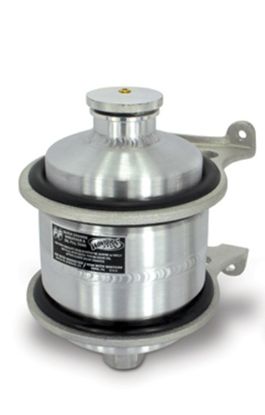 Remote Oil Fill/Breather Tank  4.0in Dia w/Bkt